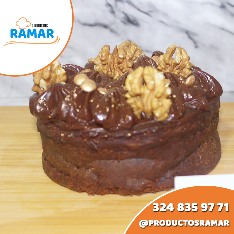 Brownie con crema de chocolate