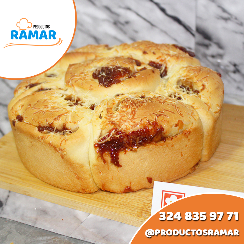 Pan de bocadillo con queso